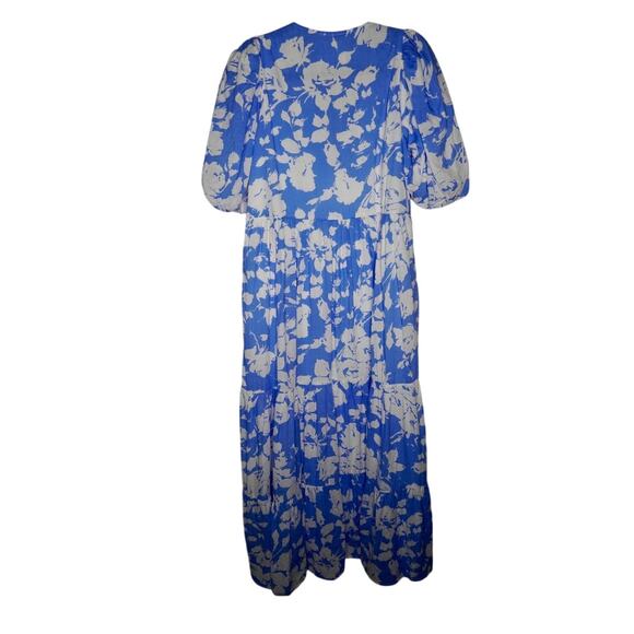 Tuckernuck Hyacinth House Blue and White Floral Cisco Maxi Dress Sz S - Picture 6 of 6